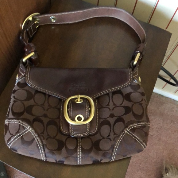COACH SIGNATURE BROWN ON BROWN! - Picture 8 of 15